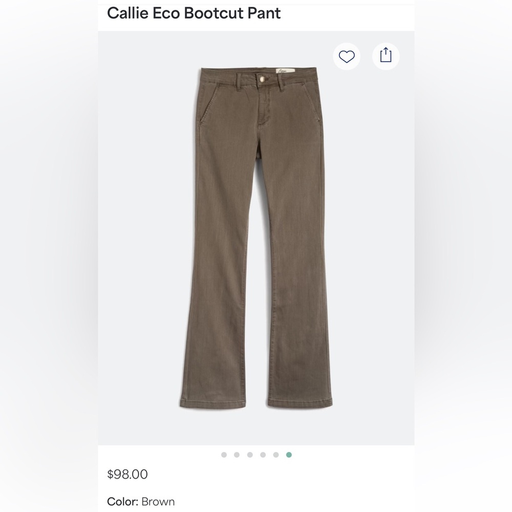 NWT Bootcut Pant